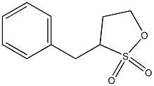 3-ベンジル-1,2-オキサチオラン2,2-ジオキシド 化学構造式