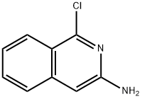 1-氯异喹啉-3-胺, 7574-64-3, 结构式