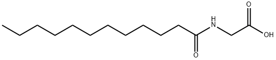 N-ラウロイルグリシン 化学構造式