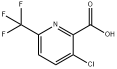 3-氯-6-三氟甲基吡啶-2-羧酸,760147-01-1,结构式