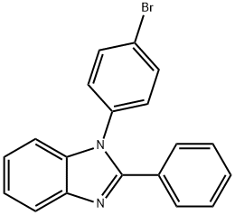 1-(4-溴苯基)-2-苯基-1H-苯并咪唑,760212-58-6,结构式