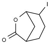 4-iodo-6-oxabicyclo[3.2.1]octan-7-one Structure