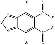 4,7-二溴-5,6-二硝基苯并[c][1,2,5]噻二唑,76186-72-6,结构式