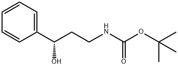 (S) -(3-羟基-3-苯基丙基)氨基甲酸叔丁酯, 762273-00-7, 结构式