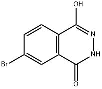 6-溴-2,3-二氢酞嗪-1,4-二酮, 76240-49-8, 结构式