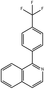 1-(4′-三氟甲基苯基)异喹啉, 76304-18-2, 结构式