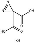 3H-双吖丙啶-3,3-二羧酸二钾, 76429-97-5, 结构式