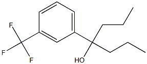 4-[3-(trifluoroMethyl)phenyl]heptan-4-ol Struktur