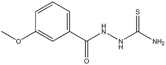2-(3-Methoxybenzoyl)hydrazinecarbothioaMide Structure
