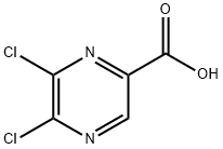 5,6-二氯吡嗪-2-羧酸 结构式