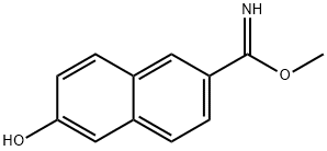 Methyl 6-hydroxy-2-naphthiMidate Struktur