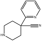 4-(pyridin-2-yl)piperidine-4-carbonitrile Structure