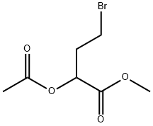Methyl 2-Acetoxy-4-broMobutanoate Structure