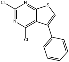 2,4-Dichloro-5-phenylthieno[2,3-d]pyriMidine Structure