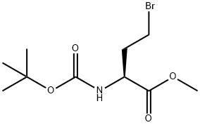 Methyl (S)-2-(Boc-aMino)-4-broMobutyrate Structure