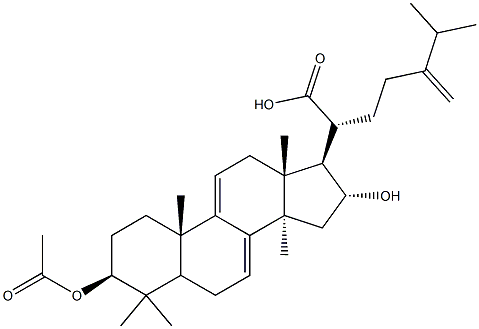 去氢茯苓酸, 77012-31-8, 结构式