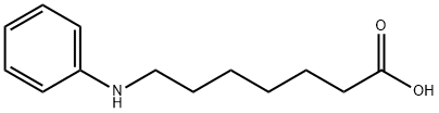 Heptanoic acid, 7-(phenylaMino)- Structure