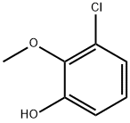 3-クロロ-2-メトキシフェノール 化学構造式