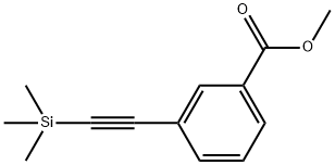 Methyl 3-((triMethylsilyl)ethynyl)benzoate Struktur
