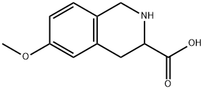 6-甲氧基-1, 2, 3, 4-四氢异喹啉-3-甲酸 结构式