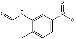 N-(2-甲基-5-硝基苯基)甲酰胺 结构式
