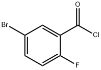 5-溴-2-氟苯甲酰氯,773140-42-4,结构式