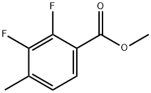 2,3-二氟-4-甲基苯甲酸甲酯 结构式