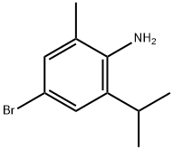 4-溴-2-异丙基-6-甲基苯胺,773887-07-3,结构式