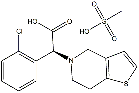 苯磺酸氯吡格雷, 7744256-69-0, 结构式