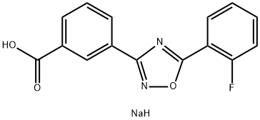 3-[5-(2-Fluorophenyl)-1,2,4-oxadiazol-3-yl]benzoic Acid SodiuM Salt Struktur