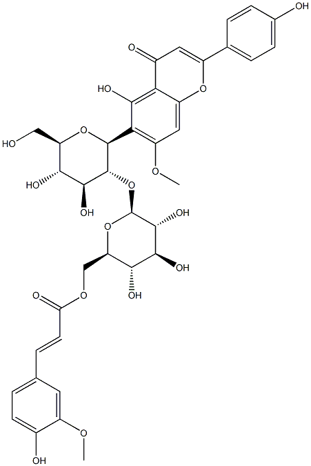 6-阿魏酰斯皮诺素, 77690-92-7, 结构式