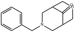 7-苄基-3-氧杂-7-氮杂双环[3,3,1]壬烷-9-酮, 77716-01-9, 结构式