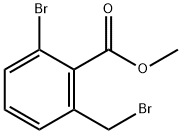 Benzoic acid, 2-broMo-6-(broMoMethyl)-, Methyl ester Structure