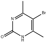 5-溴-4,6-二甲基嘧啶-2(1H)-酮, 7781-20-6, 结构式
