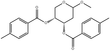 Methyl 2-Deoxy-D-erythro-pentopyranoside Bis(4-Methylbenzoate) (Decitabine IMpurity), 78103-18-1, 结构式