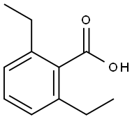 2,6-diethylbenzoic acid Struktur