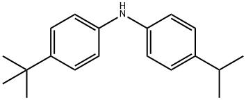 4-(tert-ブチル)-N-(4-イソプロピルフェニル)アニリン 化学構造式