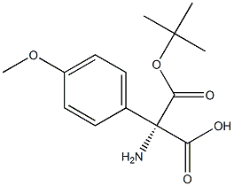 N-BOC-S-4-甲氧基苯甘氨酸, 78306-98-6, 结构式
