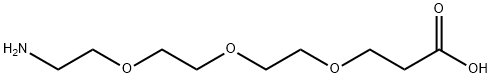 3-[2-[2-(2-氨基乙氧基)乙氧基]乙氧基]丙酸, 784105-33-5, 结构式
