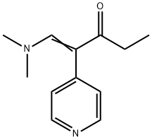 1-(DiMethylaMino)-2-(4-pyridinyl)-1-penten-3-one Structure