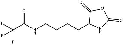 N-carboxy anhyride-N-Trifluoro acetyl lysine Structure