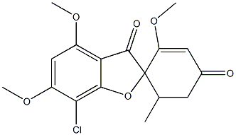 灰黄霉素, 78739-00-1, 结构式