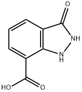 1H-Indazole-7-carboxylic acid, 2,3-dihydro-3-oxo- Structure
