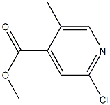 Methyl 2-chloro-5-Methylisonicotinate Struktur