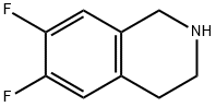 6,7-二氟-1,2,3,4-四氢异喹啉 结构式