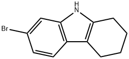 2-broMo-6,7,8,9-tetrahydro-5H-carbazole Struktur