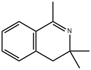 1,3,3-トリメチル-3,4-ジヒドロイソキノリン 化学構造式