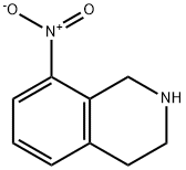 1,2,3,4-四氢-8-硝基异喹啉, 791040-11-4, 结构式