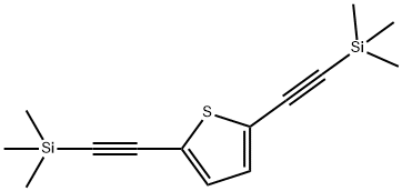 2,5-Bis[(triMethylsilyl)ethynyl]thiophene Struktur