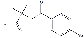 4-(4-broMophenyl)-2,2-diMethyl-4-oxo-butyric acid,791593-72-1,结构式